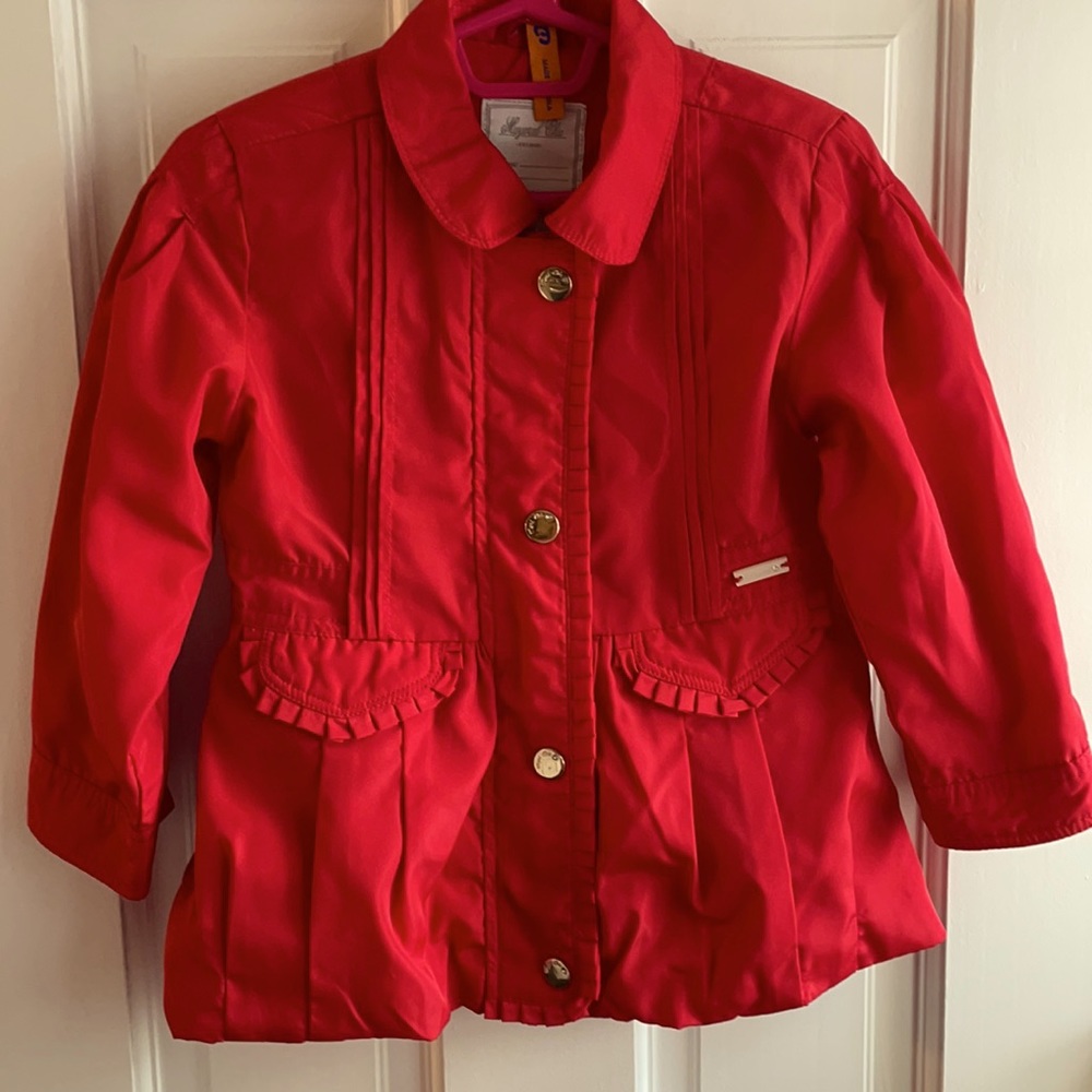 Never worn - Mayoral Chic red jacket 2T